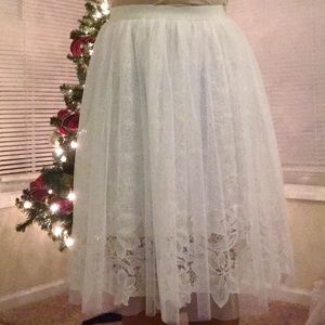 Esley from Versona Lace & Tulle Skirt